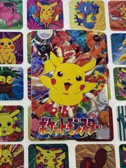 Pokemon Vintage Vending machine Sticker HOLO Prism 2000 Nintendo Japan Bandai - Image 5