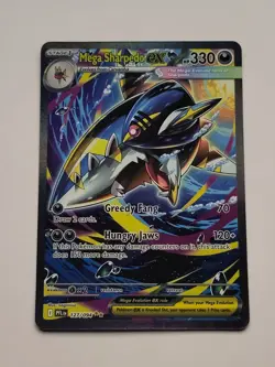 Mega Sharpedo ex 127/094 Special Illustration Rare Pokemon Phantasmal Flames - Image 1