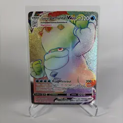 Galarian Darmanitan Vmax - 187/185 Vivid Voltage Rainbow Pokemon - NM/MINT - Image 1