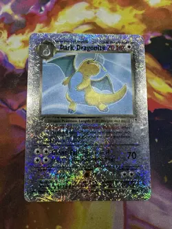 Pokemon Dark Dragonite TCG 5/110 Legendary Collection Reverse Holo HP/DMG - Image 1