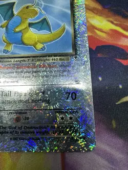 Pokemon Dark Dragonite TCG 5/110 Legendary Collection Reverse Holo HP/DMG - Image 3