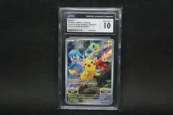 2022 Chinese PIKACHU 001/SV-P Promo Scarlet & Violet Holo Pokemon CGC 10 Gem M - Image 1