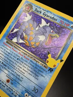 Dark Gyarados 8/82 Celebrations: Classic Collection Holo Pokemon TCG - Image 1