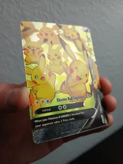 Pokemon TCG Pikachu V-Union SWSH142 Sword & Shield Full Art Black Star Promo NM - Image 3