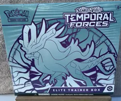 Pokemon TCG: Scarlet & Violet—Temporal Forces Elite Trainer Box NEW SEALED - Image 1