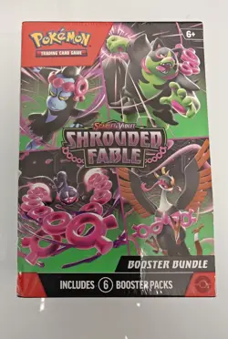 Pokemon TCG Scarlet and Violet Shrouded Fable Booster Bundle Sealed w/6 packs - Image 1