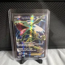 Pokemon TCG Rayquaza EX Roaring Skies 104/108 Full Art Holo Ultra Rare 170HP - Image 1