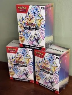 Pokemon Prismatic Evolutions Booster Bundle- Lot of 3 - New & Sealed PRE-EN ✅📦 - Image 2