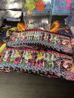Pokemon TCG Loose X36 Fusion Strike Booster Packs - Image 1