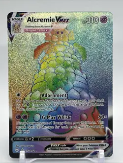 Alcremie VMAX 073/072 (NM) - Shining Fates - Rainbow Secret Rare Pokemon TCG - Image 1