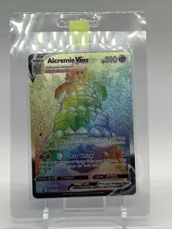 Alcremie VMAX 073/072 (NM) - Shining Fates - Rainbow Secret Rare Pokemon TCG - Image 3