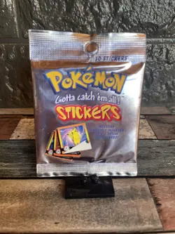 Pokemon 1999 Series 1 Stickers Sealed Booster Pack x 1 Brand New - Image 1