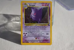 Pokemon TCG Gengar 5/62 Fossil Set UNLIMITED Holofoil Rare - Image 1
