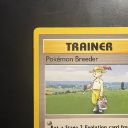 Vintage Non-Holo Rare Pokemon Breeder 76/102 Base Set WotC 1999 - Image 2