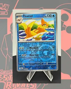 Floatzel 058/182 Sv10: Destined Rivals Reverse Holo Free Shipping Pokemon NM - Image 1
