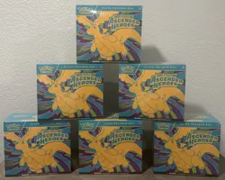 Lot Of 6 BRAND NEW Pokemon Mega Evolution Ascended Heroes Elite Trainer Box ETB - Image 1
