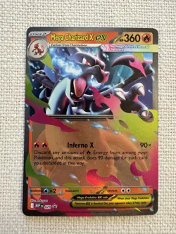 Mega Charizard X ex Ascended Black Star Promo Holo Foil #29 Pokemon TCG NM - Image 1