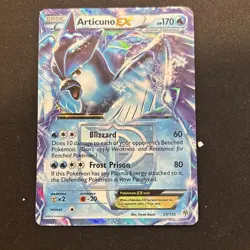 Pokemon Articuno EX Ultra Rare Holo 25/135 Plasma Storm Team Plasma TCG - Image 1