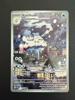 2025 POKEMON WHITE FLARE #113/086 VANILLUXE ILLUSTRATION RARE - Image 1