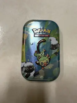 Pokemon Collectors - Galar Pals Mini Tin: Grookey & Wooloo - NEW 820650807077 - Image 1