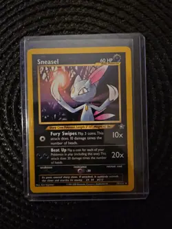 1995-2000 Pokemon Sneasel Base Set Non Holo 25/111 - Image 2