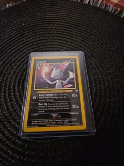 1995-2000 Pokemon Sneasel Base Set Non Holo 25/111 - Image 3