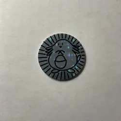 1999 Chansey Holo foil Nintendo Pokemon Wizards Coin Rare Wizards - Image 1