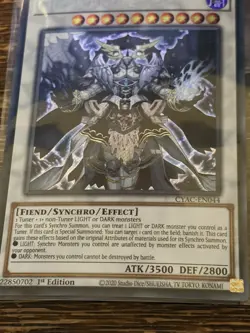 YUGIOH CHAOS ANGEL CYAC-EN044 1ST EDITION SECRET RARE M/NM - Image 3