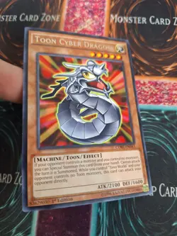 Yugioh Toon Cyber Dragon CORE-EN043 Rare 1st Edition Near Mint - Image 2