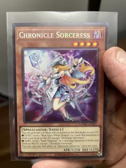 YuGiOh Chronicle Sorceress 1st Edition MZMU-EN032 Collectors Rare Mint Condition - Image 1
