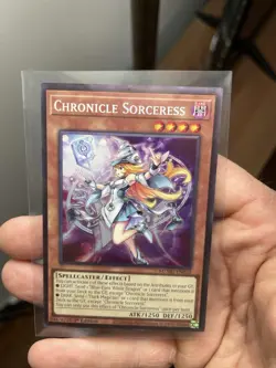 YuGiOh Chronicle Sorceress 1st Edition MZMU-EN032 Collectors Rare Mint Condition - Image 3