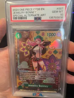PSA 10 Jewelry Bonney SP Special Alt Art OP08 ST02-007 2024 One Piece EN GEM MT - Image 1