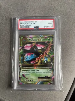 M Venusaur EX 2/108 XY PSA 9 Evolutions 2016 Pokemon Card Game - Image 1