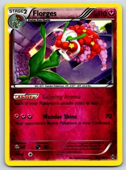 Florges - Reverse Holo - XY BREAKthrough 103/162 Pokemon Card LP - Image 1