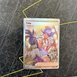 Pokemon TCG Tulip Card 259/182 Paradox Rift Sir Trainer NM Condition - Image 1