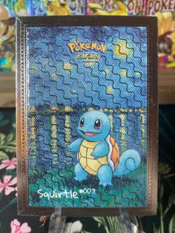 NEW Squirtle 7 Silver Holo Non-TCG Safari 2.0 BOX HIT Textured Pokemon Card - Image 1