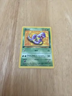 Ekans 56/82 Team Rocket 1st Edition LP Pokemon Card Common - Image 2