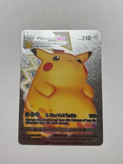 Pikachu Vmax Gigantamax Silver Foil Display Card 044/185 M/NM - Image 1