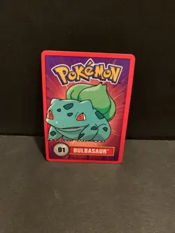1998 Bulbasaur 01 Official Nintendo Pokemon Promo Card - Image 1