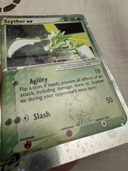 Pokemon Scyther EX TCG Ruby and Sapphire Holo Card 102/109 - Image 2