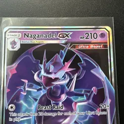 Naganadel GX SM125 Black Star Promo Holo Pokemon TCG Card Near Mint B1 - Image 2