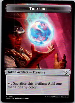 Magic the Gathering Gremlin Treasure Token March of the Machine Commander MTG - Image 2