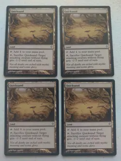 Quicksand x 4 Worldwake Regular Playset MTG - Image 1