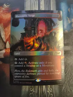 Blazemire Verge (Borderless) Duskmourn: House of Horror Foil - Image 1