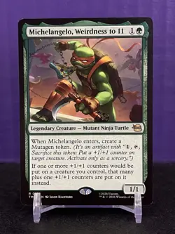MTG Michelangelo Weirdness to 11 - Teenage Mutant Ninja Turtes - NM/M - Image 1