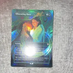 Magic: The Gathering Obscuring Haze Instant Commander Green Rare - Image 1