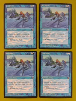 Sea Sprite x4 Homelands 4x Playset Magic the Gathering MTG - Image 1