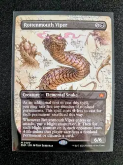 MTG Rottenmouth Viper Borderless 0290 Bloomburrow NM - Image 1