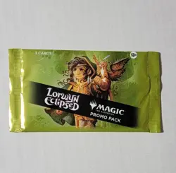 2026 Magic the Gathering MTG LORWYN ECLIPSED (1) Promo PacK Solid Green Top - Image 1