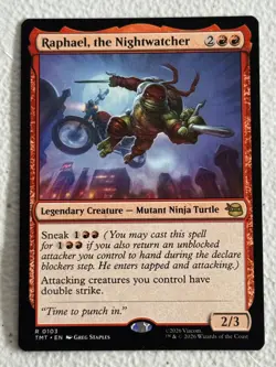 RAPHAEL, THE NIGHTWATCHER 103 TMNT MAGIC: THE GATHERING NM/M - Image 1
